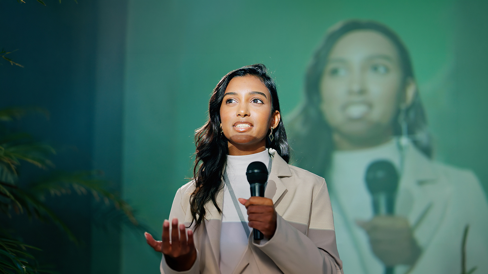 A speaker at a Fuller event