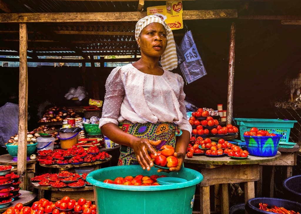 A woman featured in the Fuller impact report